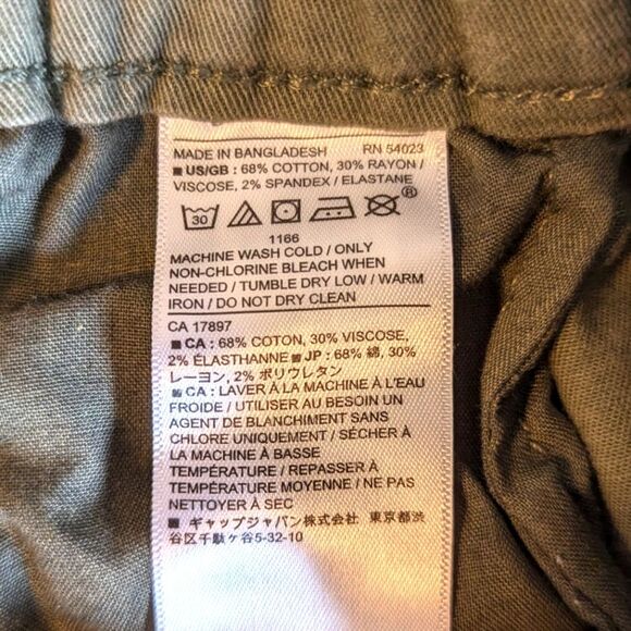 Banana Republic Green Paperbag pull-on shorts Women's size 6 - Picture 5 of 5